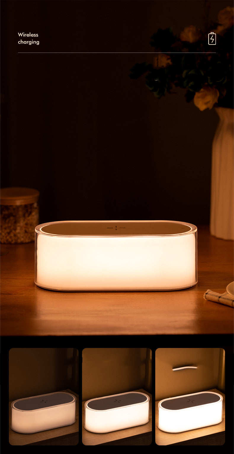 WLC-L061-SM wireless charger + RGB table lamp