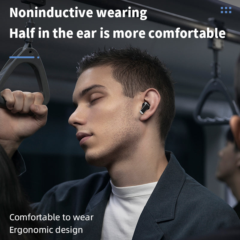 HDEB-TWS004 ENC Wireless Earbuds Bluetooth 5.3 Headphones with LED Touch Screen 50H Playtime Deep Bass Stereo Ear Buds with Mic IPX7 Waterproof in Ear Earphones for Pad Tablet Laptop Android/iOS Phones