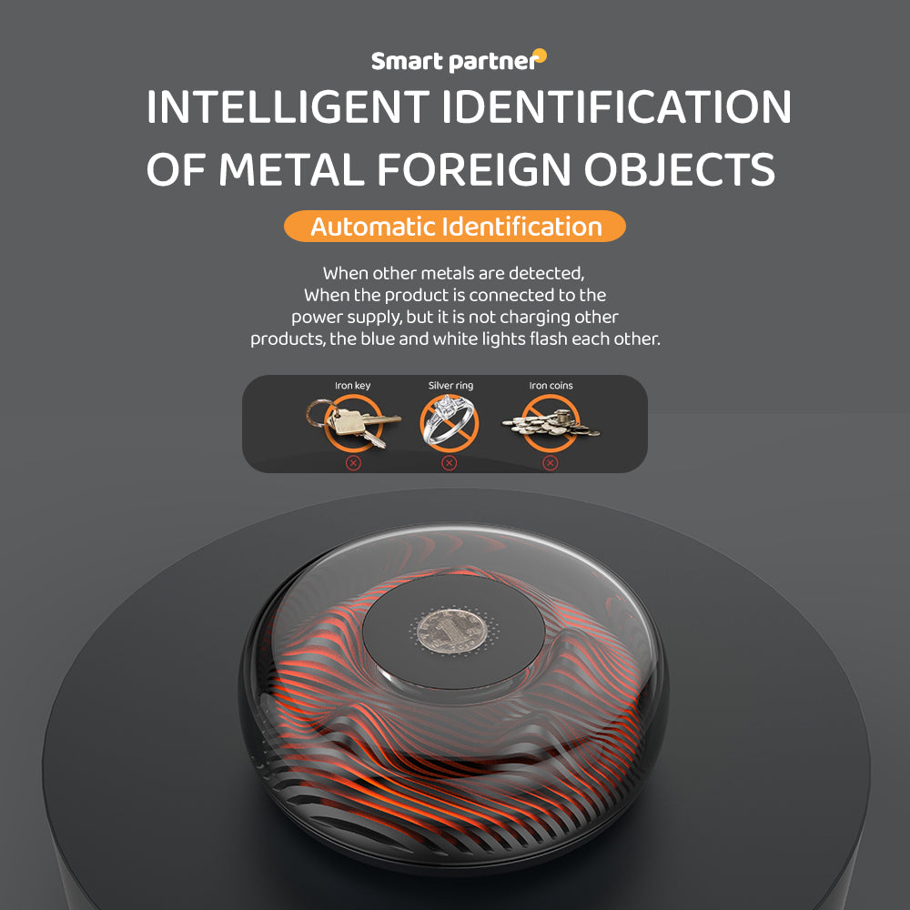 WLC-SL052-SM wireless charger + Flaming Mountain lamp