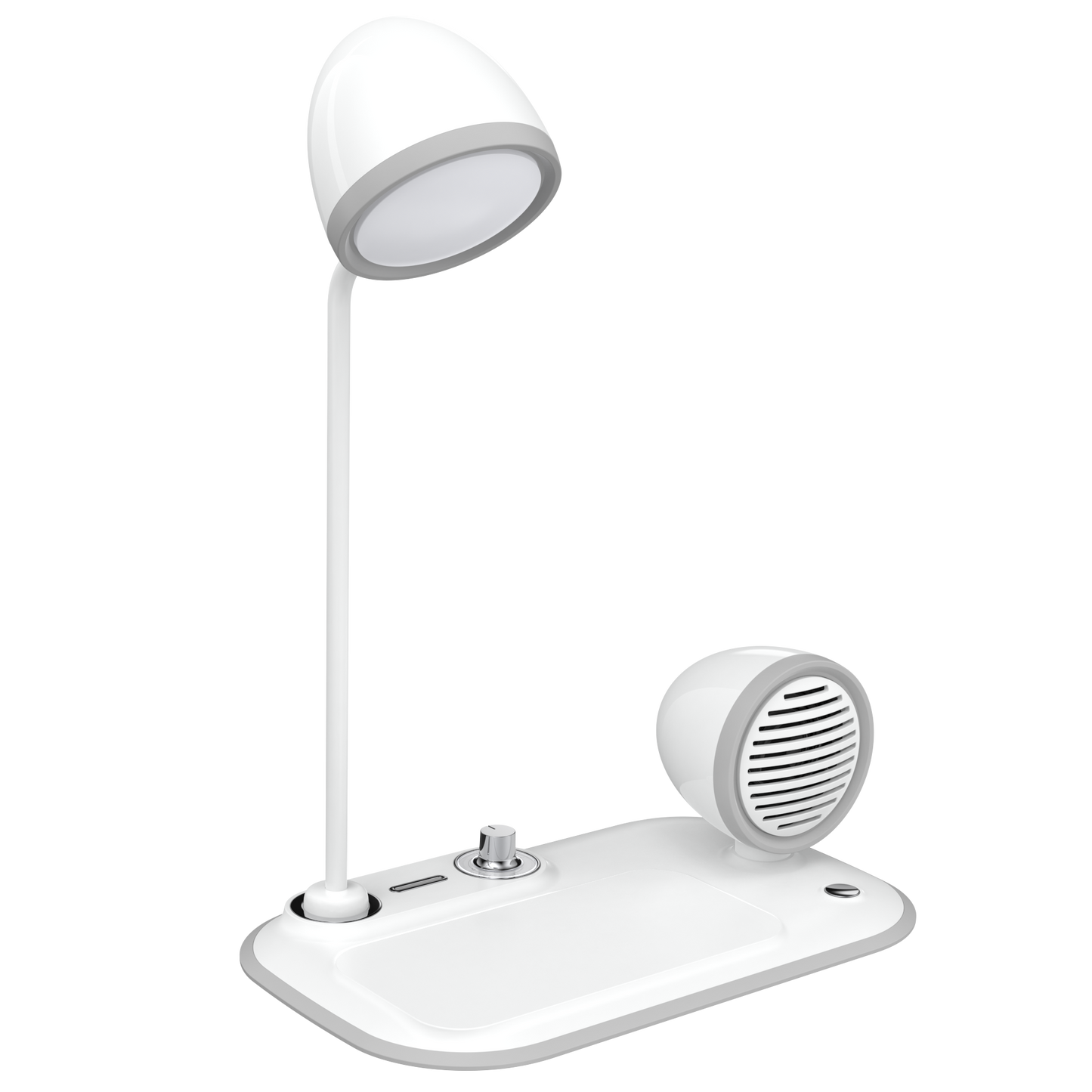 WLC-L060-SM Speaker + wireless charger + desk lamp