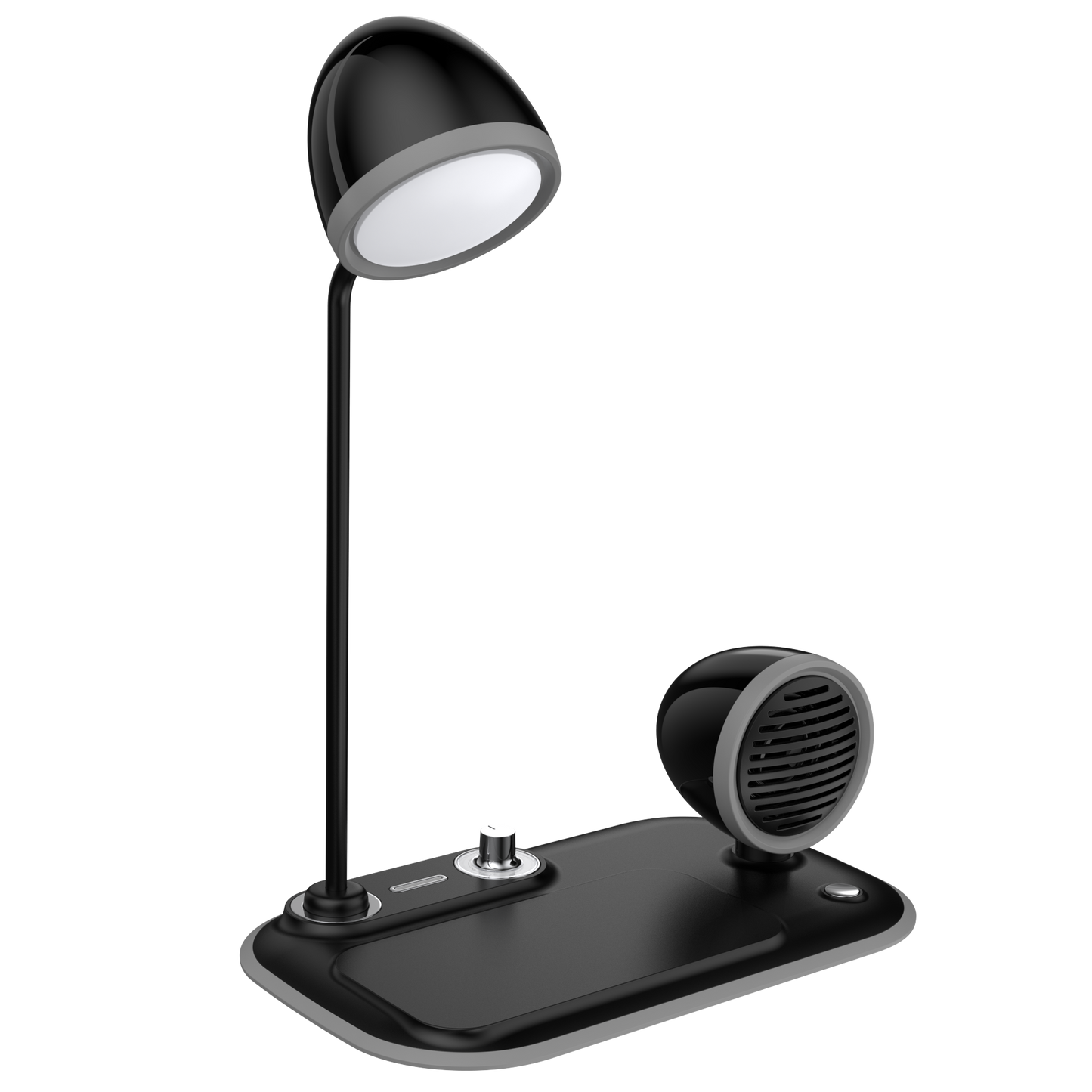 WLC-L060-SM Speaker + wireless charger + desk lamp