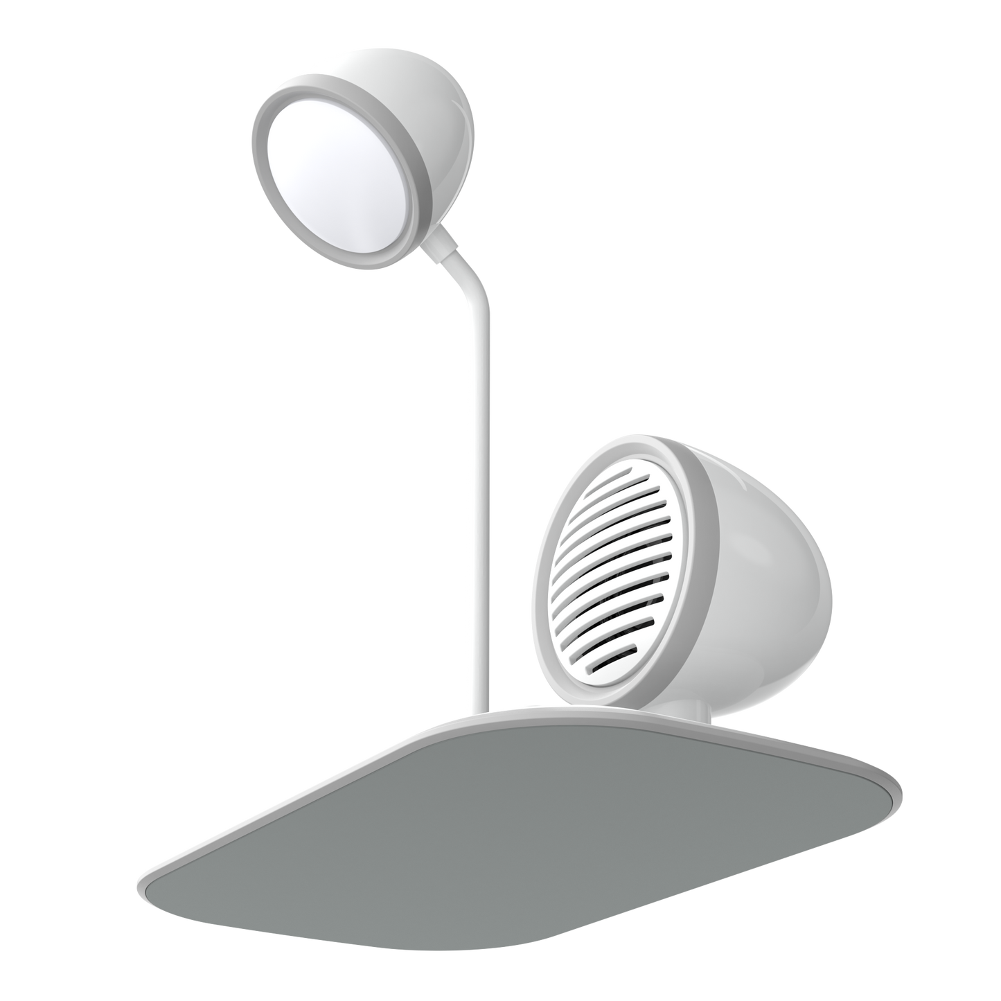 WLC-L060-SM Speaker + wireless charger + desk lamp