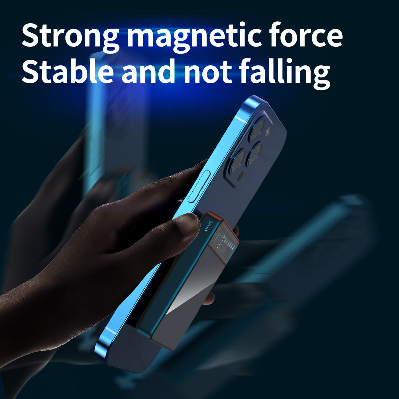 WLC-P032/Y-KH Luxurious Texture Portable Magnetic Fast Wireless Power Bank