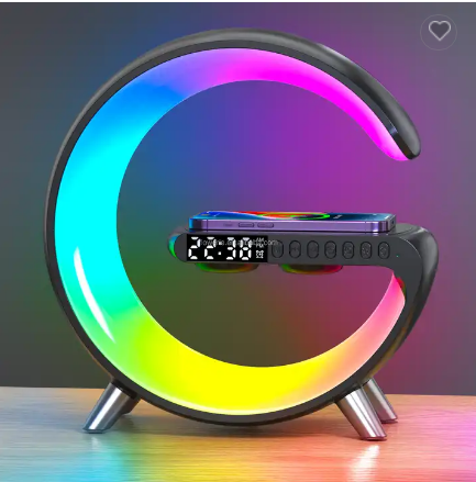 WLC-L030-NH Wireless Charger Station with 256-Color Atmosphere of Lamp & Speaker