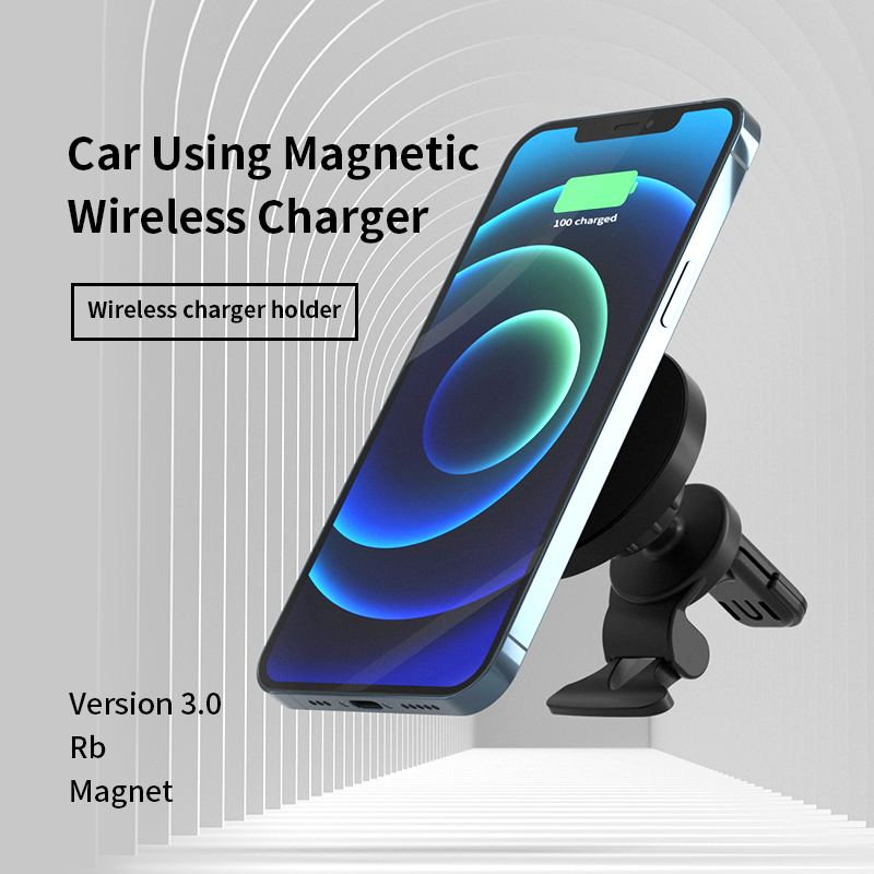 WLC-C026-AD 15W Fast Wireless Magnetic Car Charger