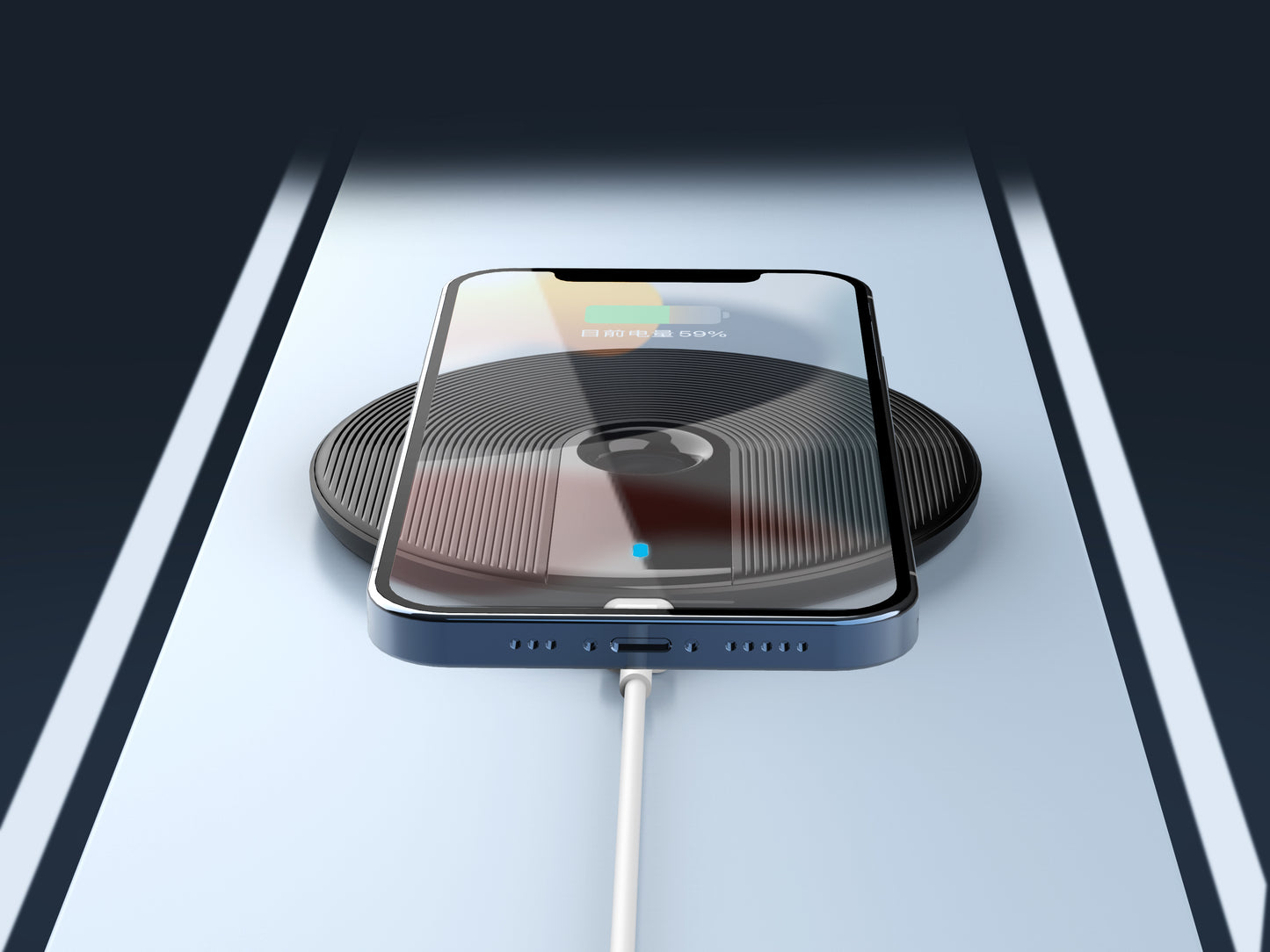WLC-S035-KH Portable Wireless Charger For Smart Cellphone