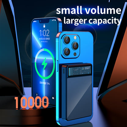 WLC-P032/Y-KH Luxurious Texture Portable Magnetic Fast Wireless Power Bank