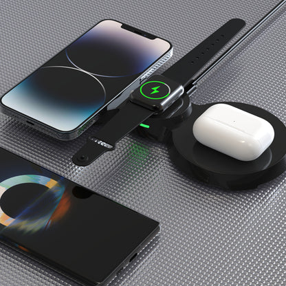 WLC-M002-HY 3-in-1 Unique Ultra-thin Magnetic Wireless Charger Tray