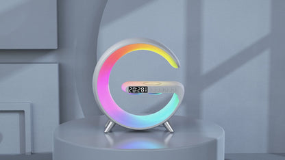 WLC-L030-NH Wireless Charger Station with 256-Color Atmosphere of Lamp & Speaker