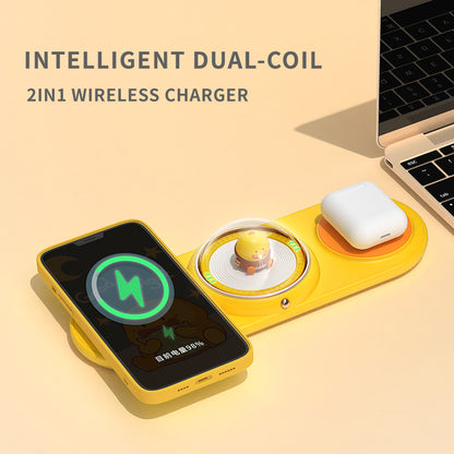 WLC-M009-AD IP Co-Branded Wireless 2-in-1 Stand with Night Light