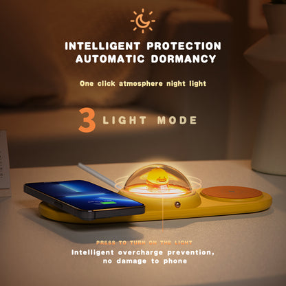 WLC-M009-AD IP Co-Branded Wireless 2-in-1 Stand with Night Light