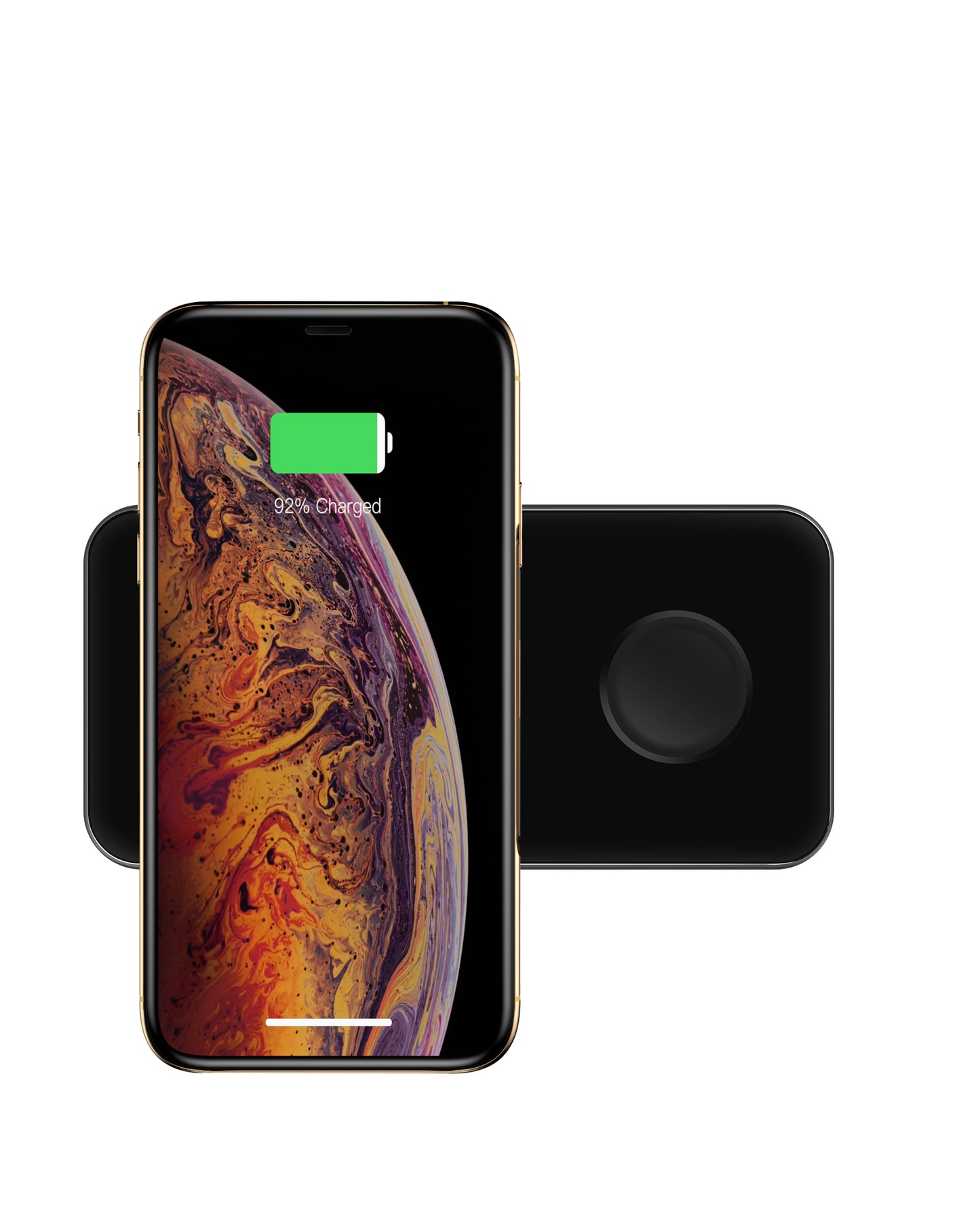 WLC-M013-NT 3-in-1 Ultra-thin Luxurious Apple Style Wireless Charger Tray