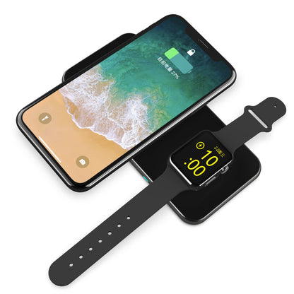 WLC-M013-NT 3-in-1 Ultra-thin Luxurious Apple Style Wireless Charger Tray