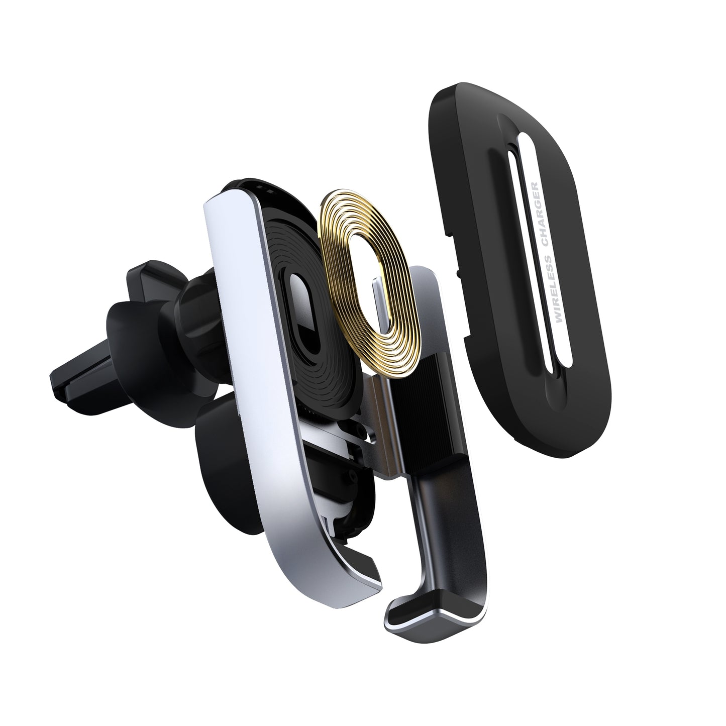WLC-C027-LT 15W Fast Wireless Clamping Car Charger