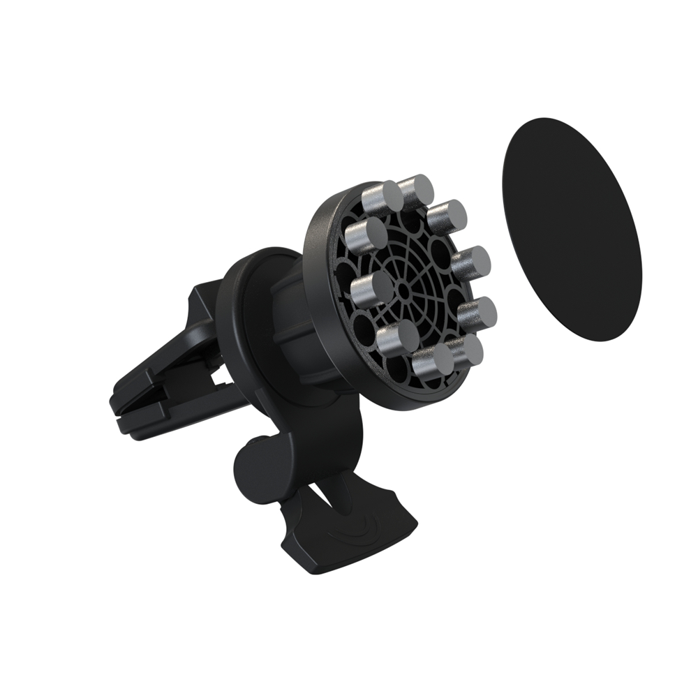 WLC-C025-HY 2-in-1 15W Fast Wireless Magnetic Car Charger