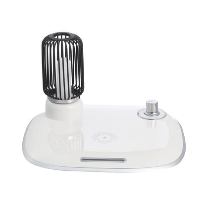 WLC-L039-SM 2-in-1 Galaxy Wireless Charging Station with LED Lamp