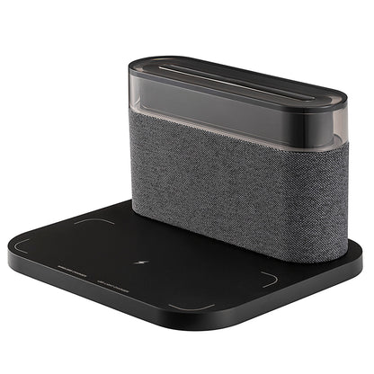 WLC-SL021-SM 4-in-1 Wireless Charging Station with LED Lamp & Speaker