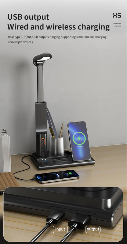 WLC-L029-YT Multiple Desk Lamp Wireless Charger station