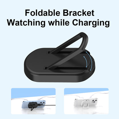WLC-M012-NT Slim Magnetic Wireless Charger Pad Compatible Apple Watch and Earbuds