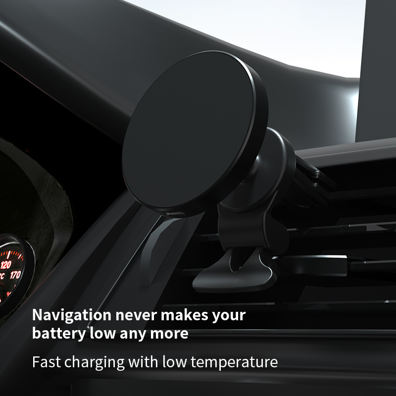 WLC-C026-AD 15W Fast Wireless Magnetic Car Charger
