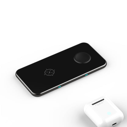 WLC-M013-NT 3-in-1 Ultra-thin Luxurious Apple Style Wireless Charger Tray