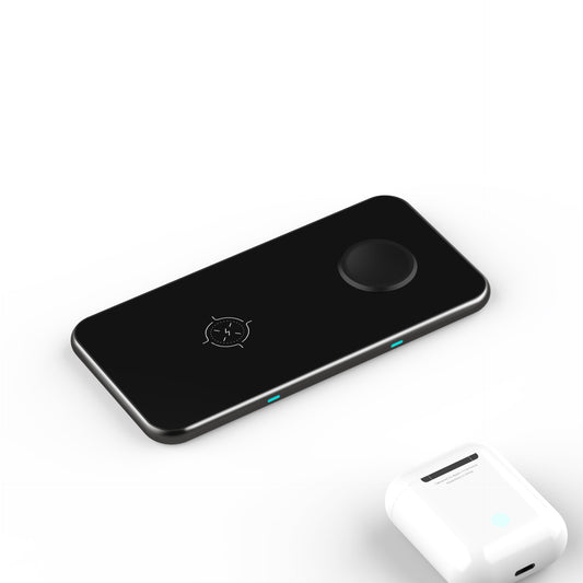 WLC-M013-NT 3-in-1 Ultra-thin Luxurious Apple Style Wireless Charger Tray